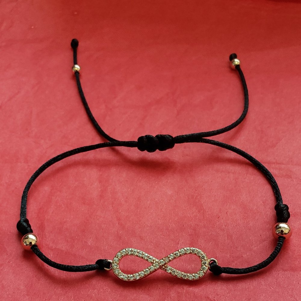 Black String Infinity Rose Gold - Picture 2 of 2
